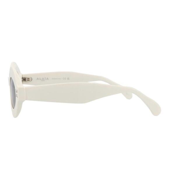 New! Alaïa White Oval Sunglasses AA0059S 002, Authentic main image 4